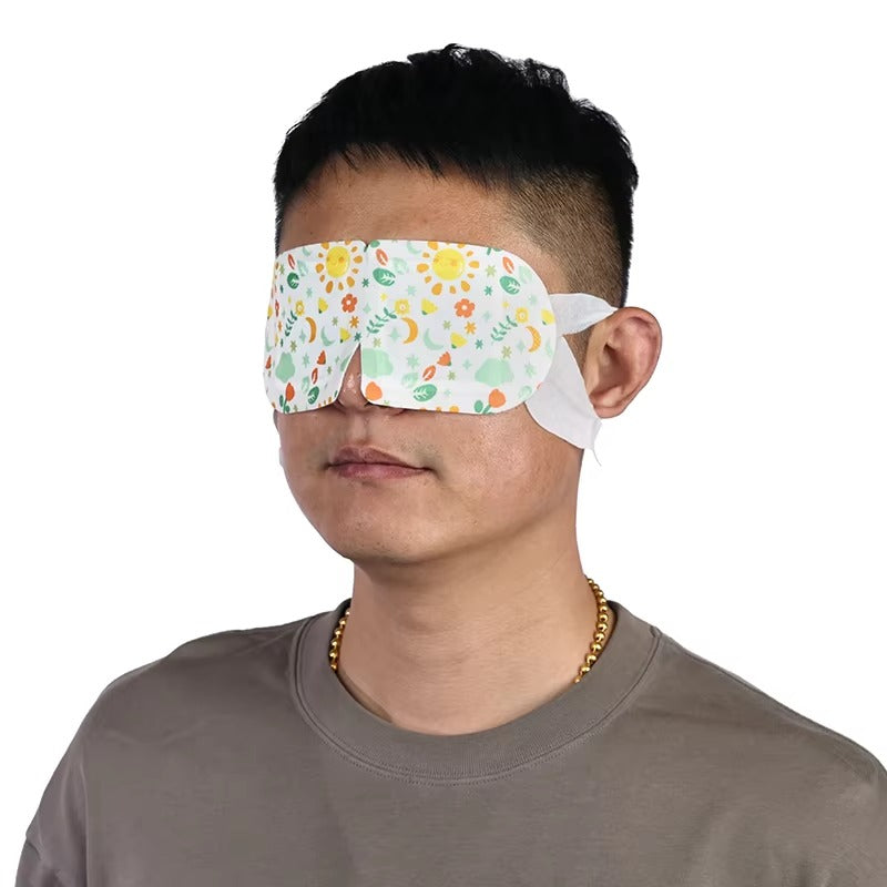 Self-Heated Warm Eye Mask for Night Care Soothing Moisturizer Dark Circle Relief OEM Home Sleep Steam Eye Masks