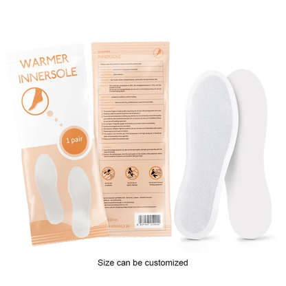 Long Lasting Safe Foot Warmer Hot Compress Patch Heating Insole - Female