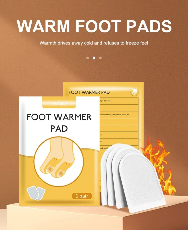 Air Activated Heat Sticker Disposable Heating Foot Warmer Adhesive Feet Toe Warm Patch Self-heated Insole Shoes Warm Pad