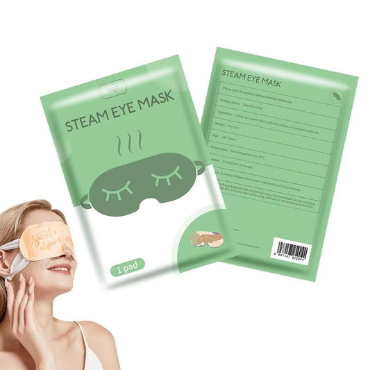 Self-Heated Warm Eye Mask for Night Care Soothing Moisturizer Dark Circle Relief OEM Home Sleep Steam Eye Masks