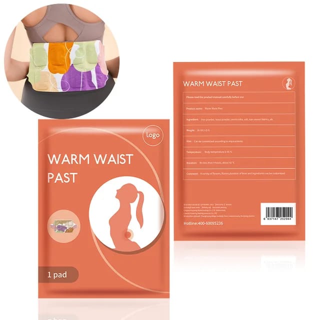 Disposable Air-Activated Self-Heating Waist Winter Keep Hot Patch Waist Warmers Patches